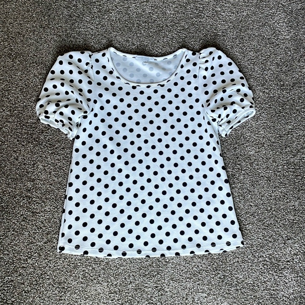 Polka dot top